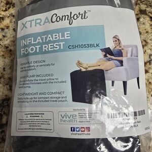 Inflatable Foot Rest - Black